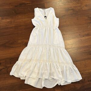 Kobi Halperin white peasant dress NEW with tags